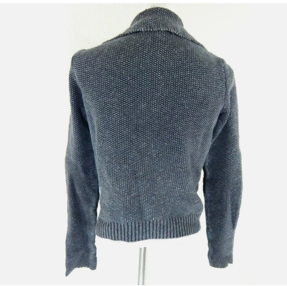 Free People Warm & Cool Knit Moto Sweater Jacket - Picture 3 of 5